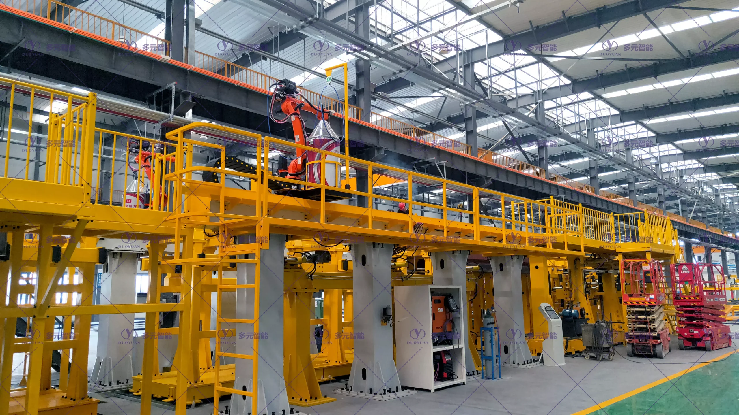 CRRC Qihang dump truck welding production line2